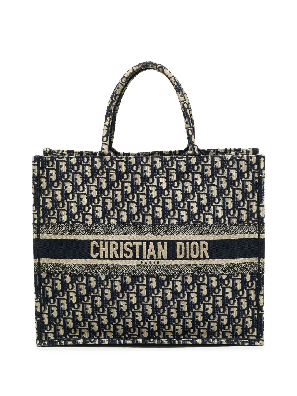 Christian Dior Pre-Owned 2017 Oblique Book Tote Bag - Blau