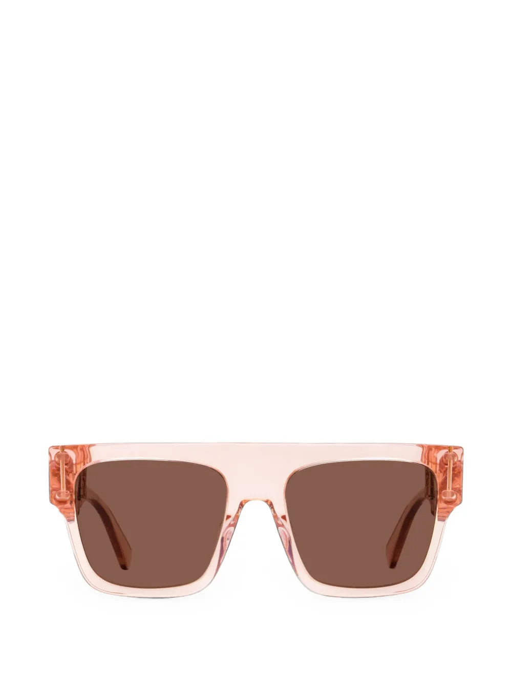 Stella McCartney Eyewear Zonnebril met vierkant montuur en gevlochten effect Roze