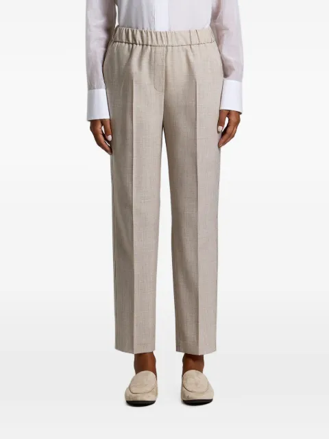 Peserico pantalones de vestir con pretina elástica