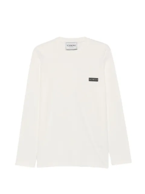 Iceberg logo-patch long-sleeve T-shirt