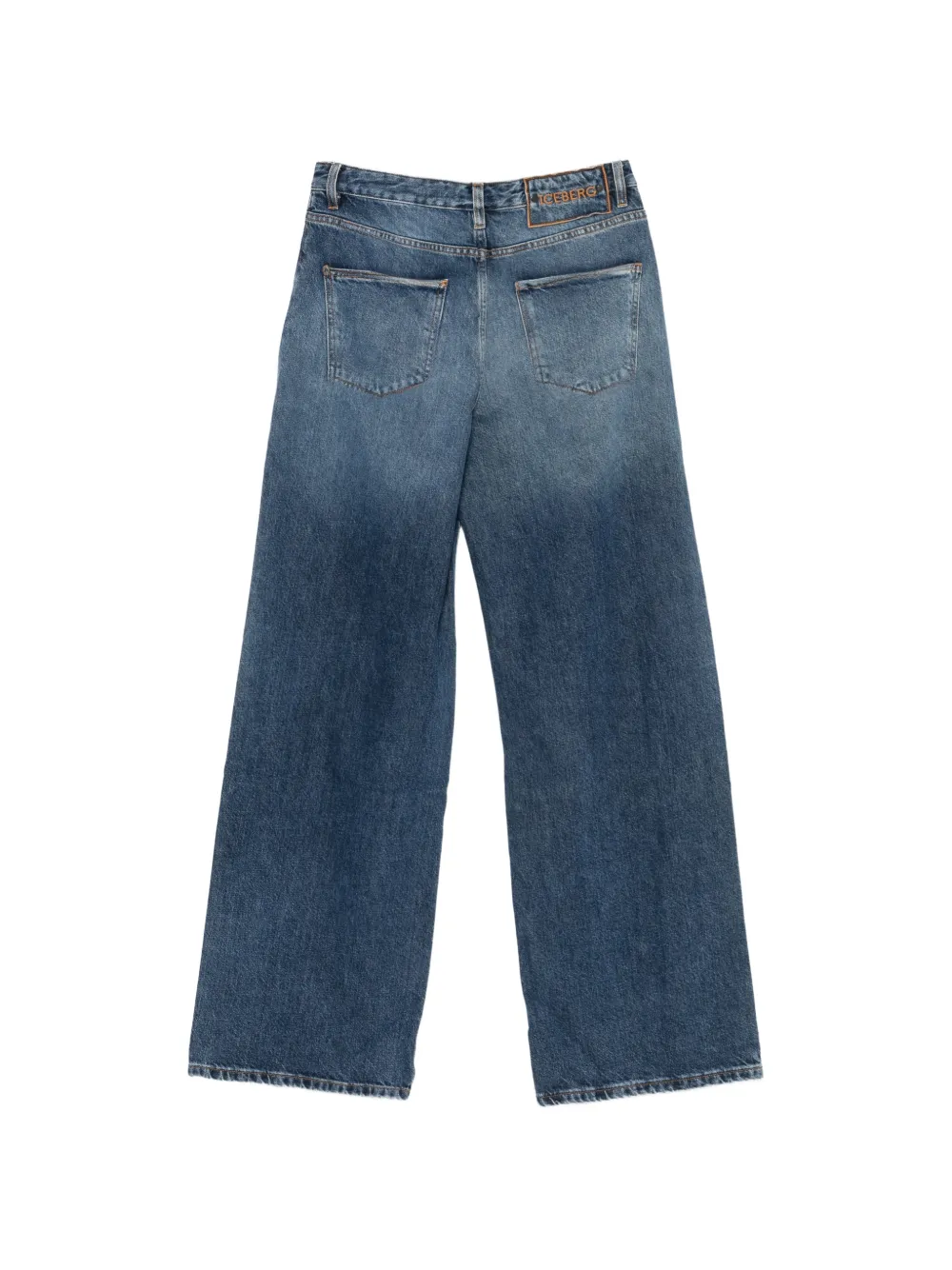 Iceberg Jeans met vlakken Blauw