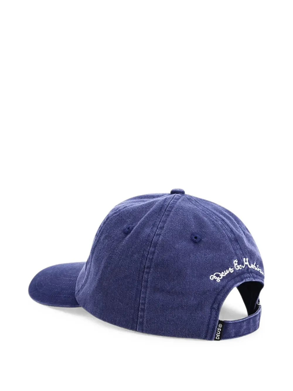Deus Ex Machina Metro pet met geborduurd logo Blauw