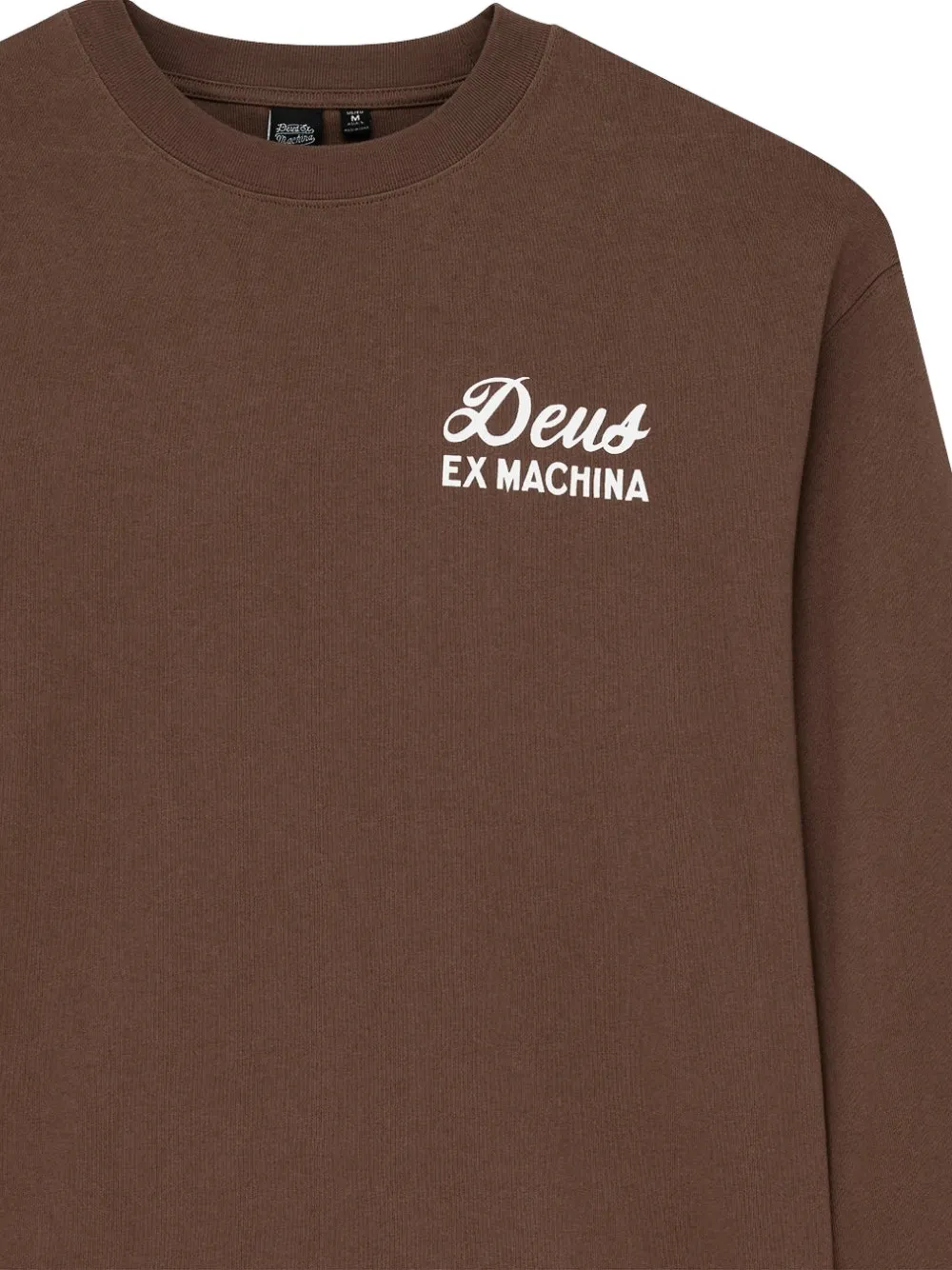 Deus Ex Machina Harajuku Sign T-shirt met lange mouwen Bruin