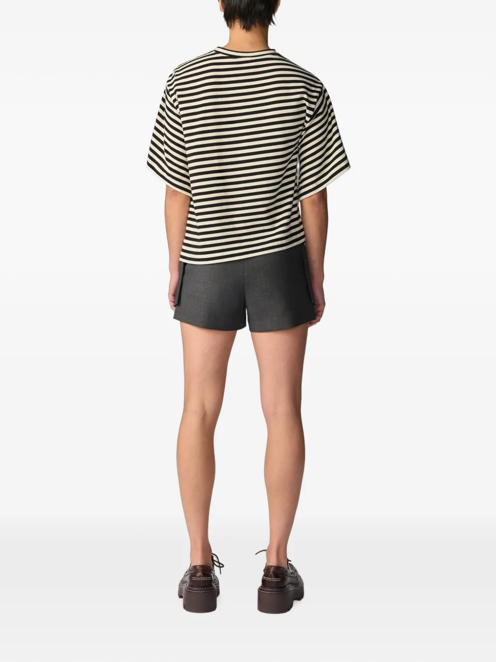 Monse Gestreept T-shirt Wit