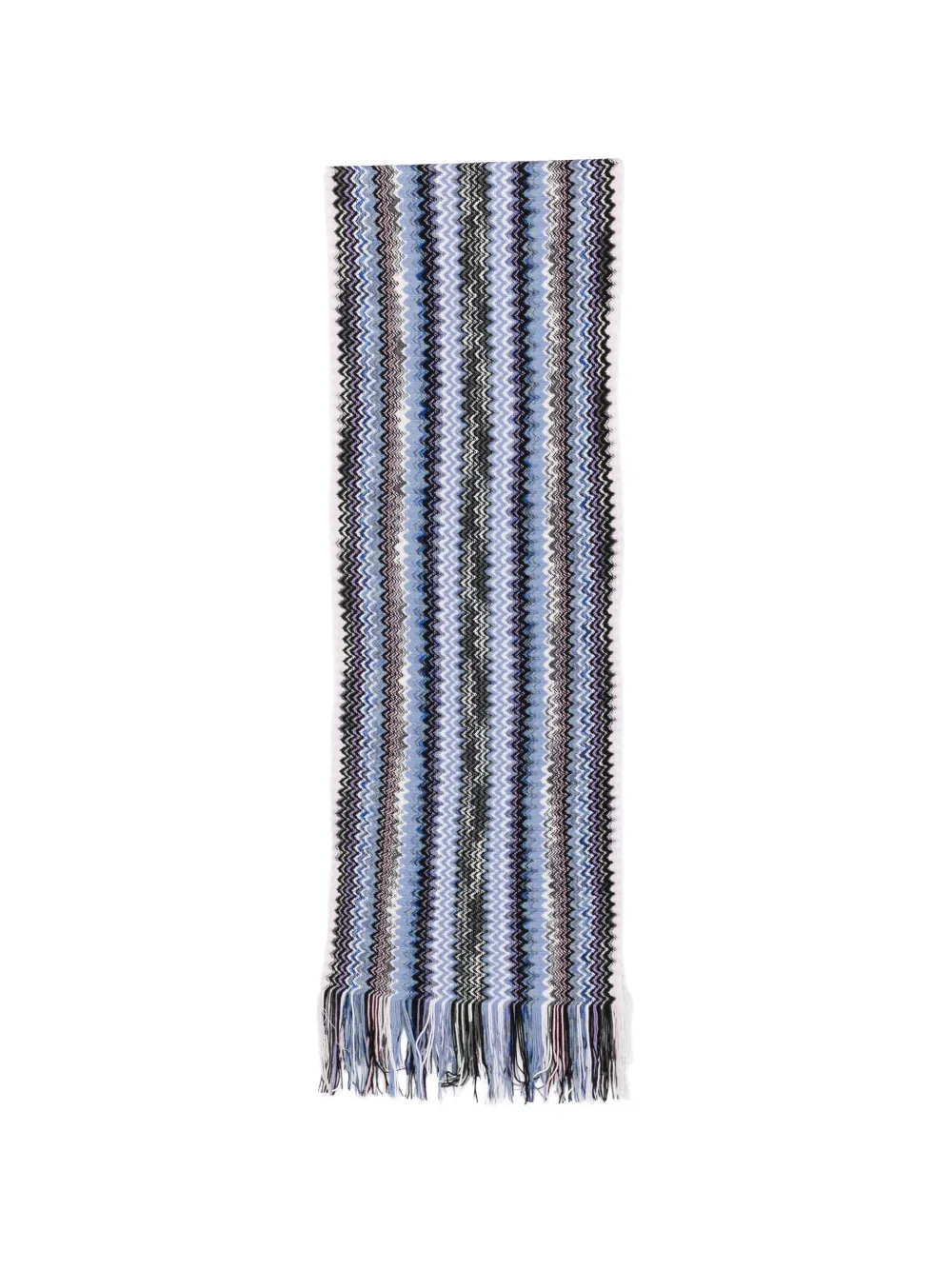 Missoni zigzag fringed scarf · One Size