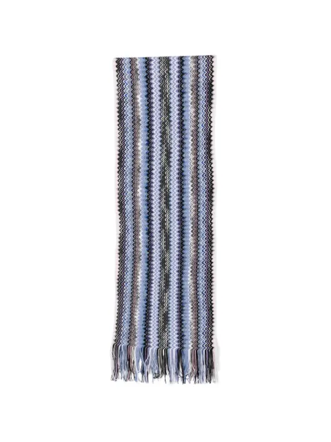 Missoni 锯齿纹流苏围巾