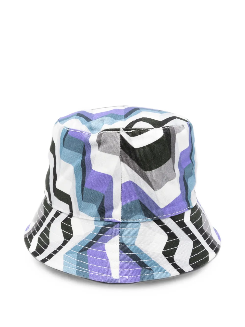 Missoni Vissershoed met zigzag-print Wit
