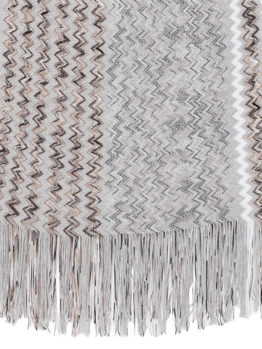 Missoni Sjaal met franje Grijs