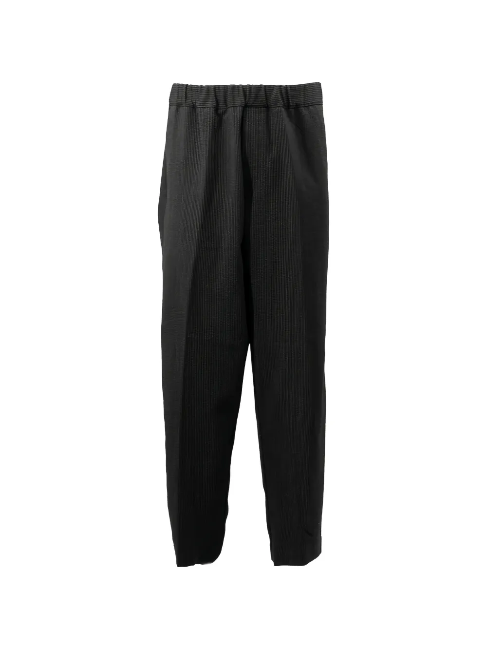Bergfabel Kiko Striped Drawstring Trousers In Black