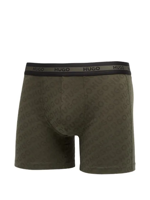 HUGO logo-waistband boxer briefs (set of three)