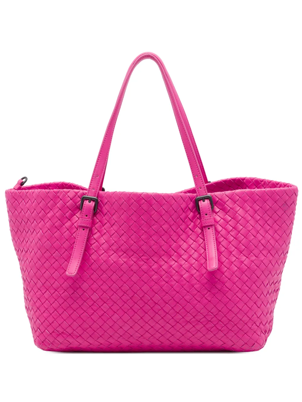 Bottega Veneta Pre-Owned 2012-2026 Medium Nappa Intrecciato Cesta tote bag - Rosa