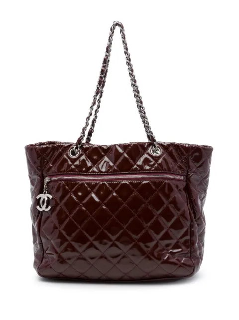CHANEL Pre-Owned tote Chic And Glitter Ligne de charol capitonado 2009-2010