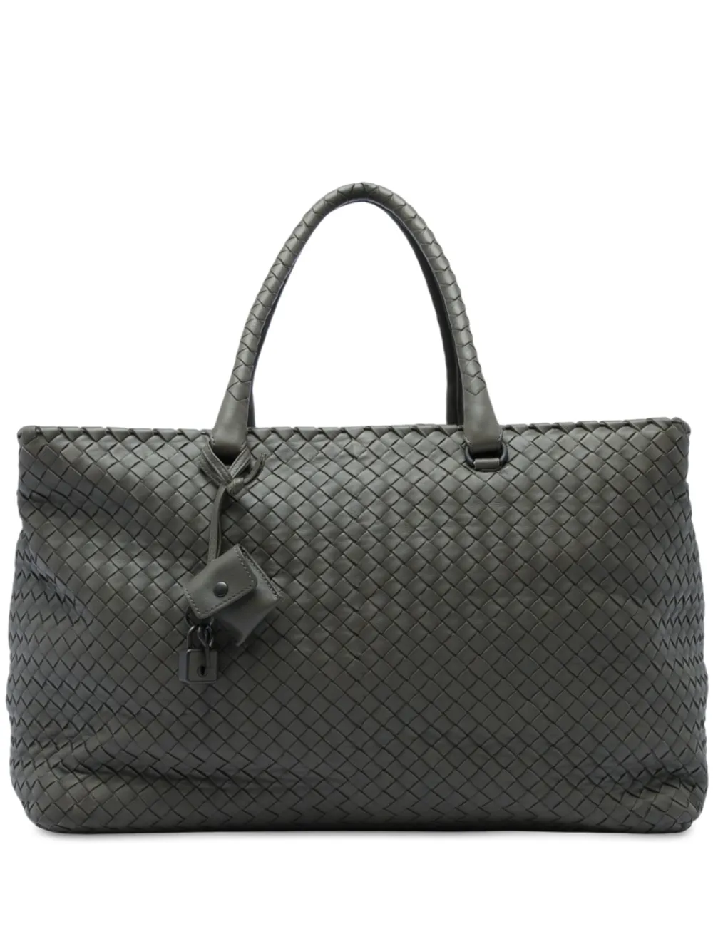Bottega Veneta Pre-Owned 2012-2026 Large Nappa Intrecciato Brick tote bag - Grigio
