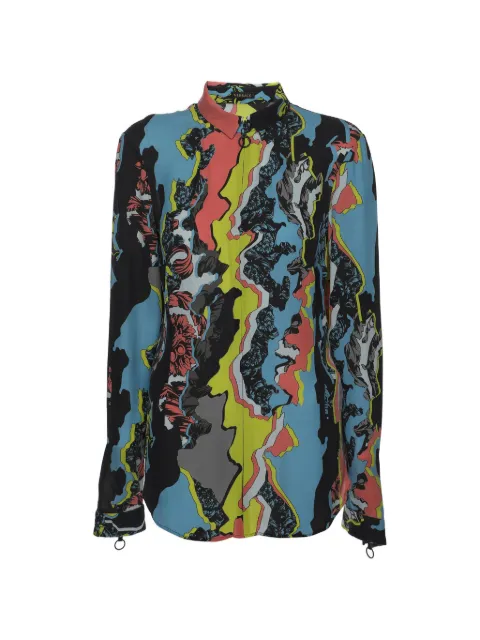 Versace Pre-Owned abstract-print silk shirt
