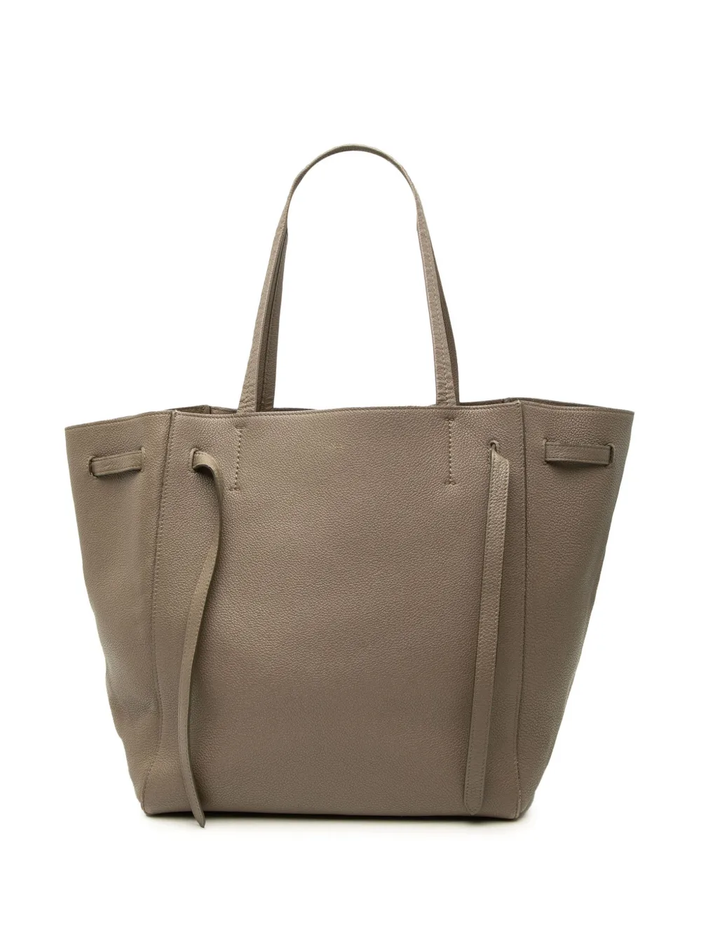Celine Pre-Owned 2019 Small Grained Calfskin Phantom Cabas tote bag - Marrone