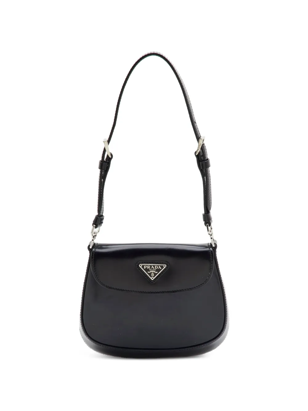 Prada Pre-Owned mini sac Cleo à rabat - Noir Prada Pre-Owned mini sac Cleo à rabat - Noir