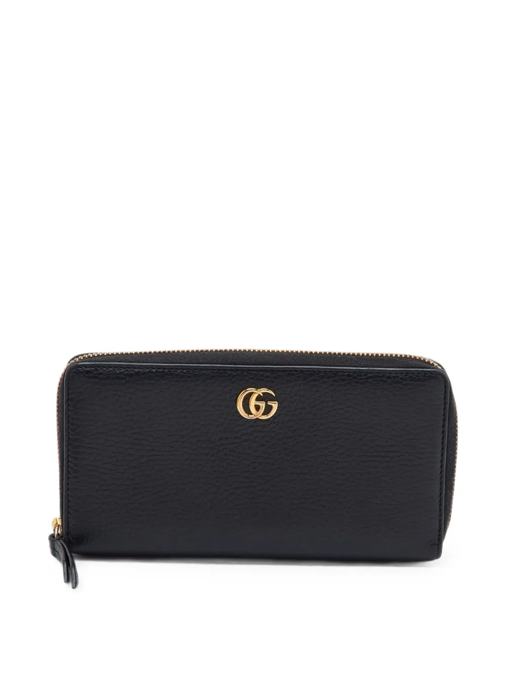 Gucci Pre-Owned GG Marmont zip-around wallet - Nero