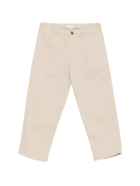 LARANJINHA pleated-detail straight-leg trousers