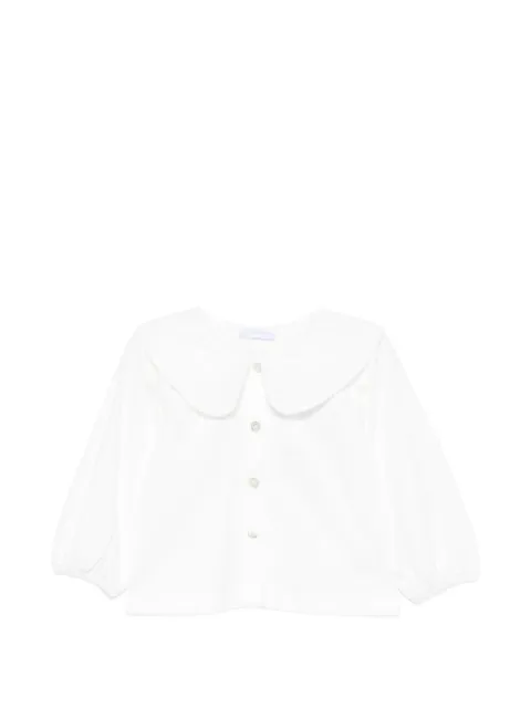 LARANJINHA peter pan collar button-up shirt
