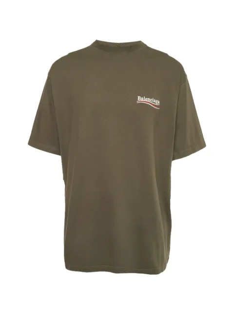 Balenciaga Pre-Owned t-shirt Political Campaign à logo imprimé