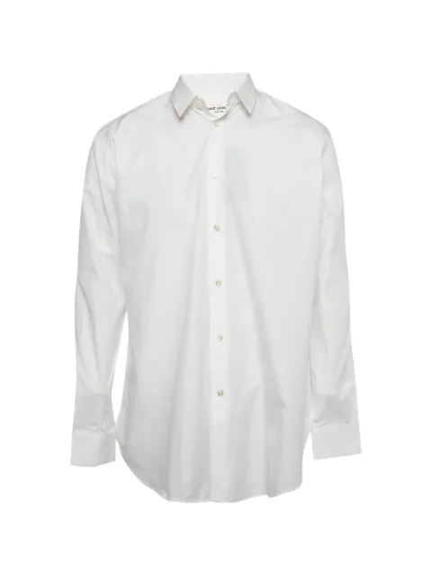 Saint Laurent Pre-Owned poplin button-up shirt