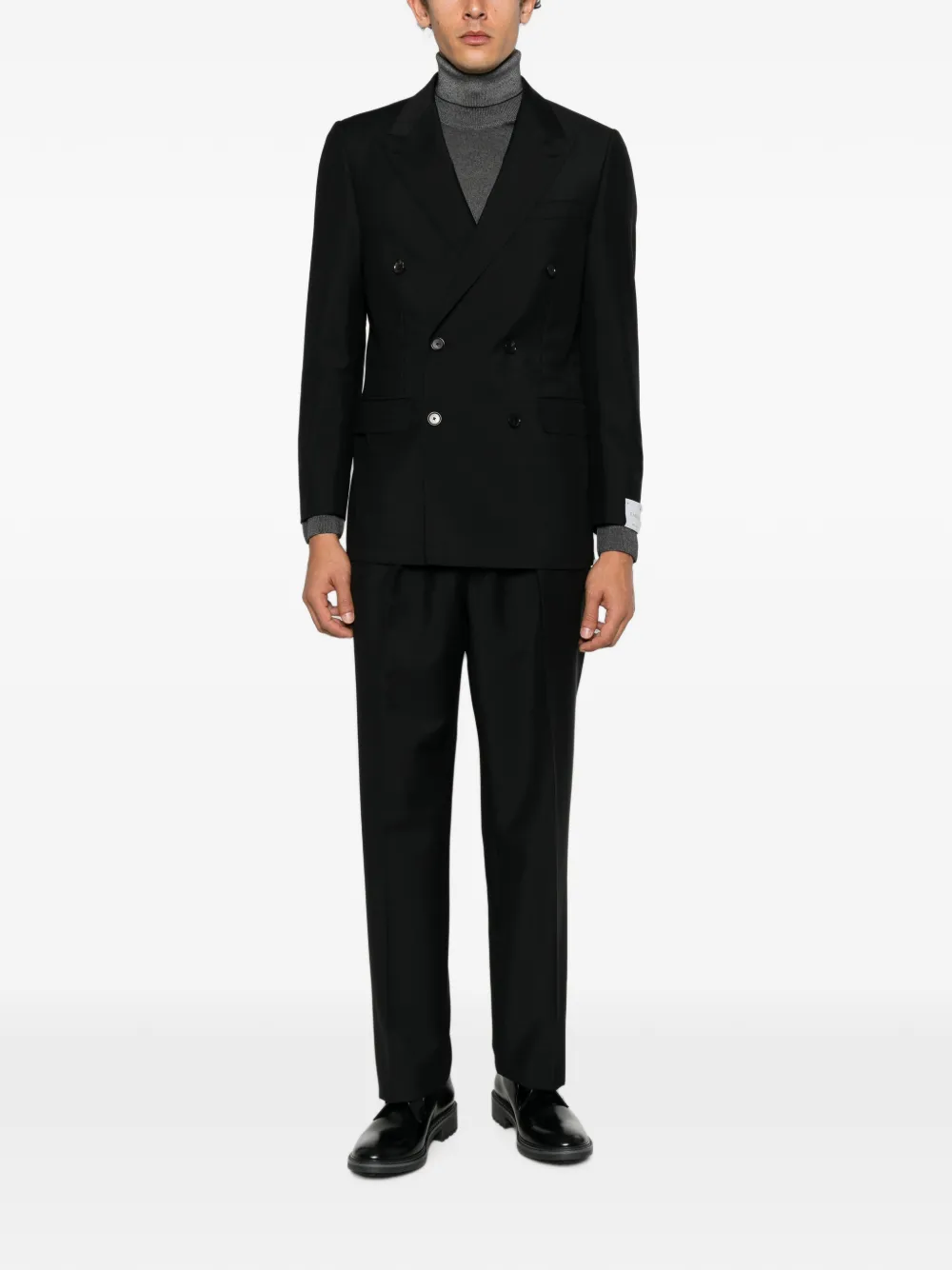 Daniele Fiesoli roll-neck fine-knit sweater Grijs