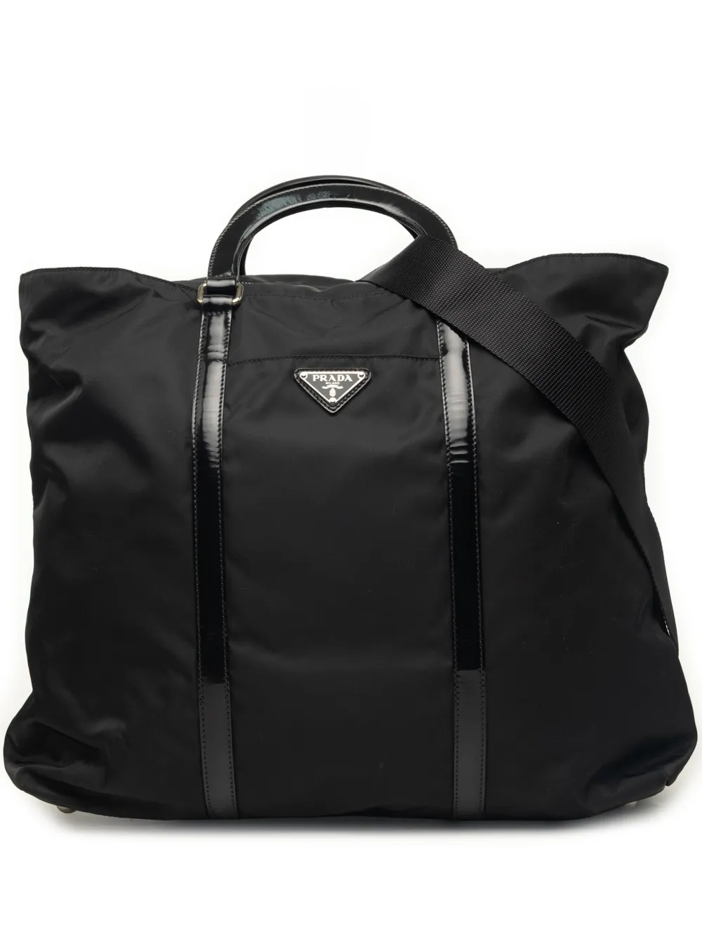 Prada Pre-Owned 2000-2013 Tessuto Convertible Tote satchel - Nero
