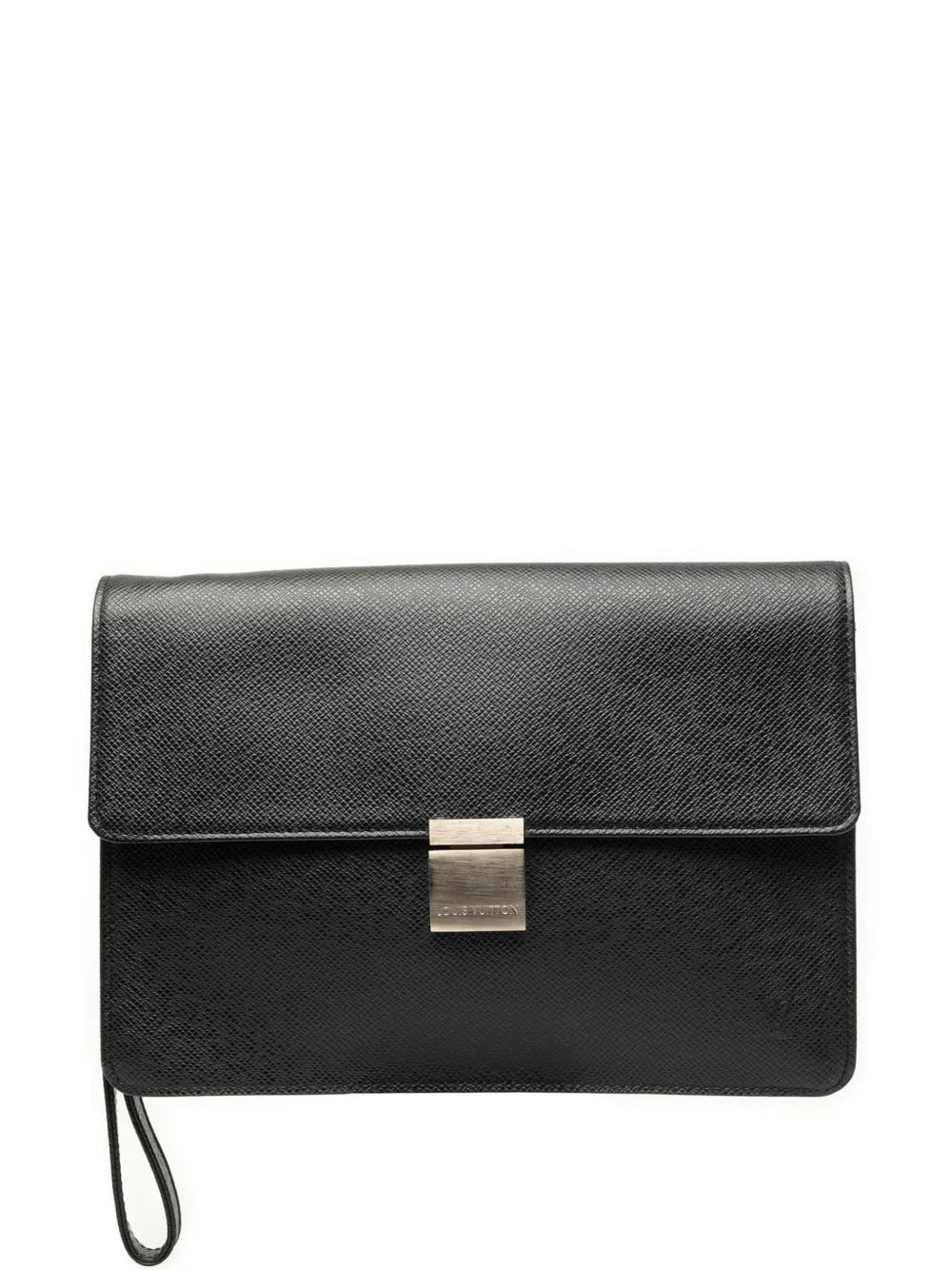 Louis Vuitton Pre-Owned pochette Taiga Selenga (2007) - Noir Louis Vuitton Pre-Owned pochette Taiga Selenga (2007) - Noir