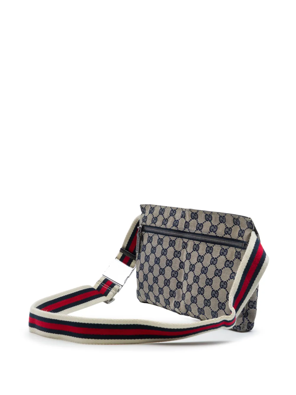 Gucci Pre-Owned 2000-2015 GG canvas Double Pocket heuptas Beige