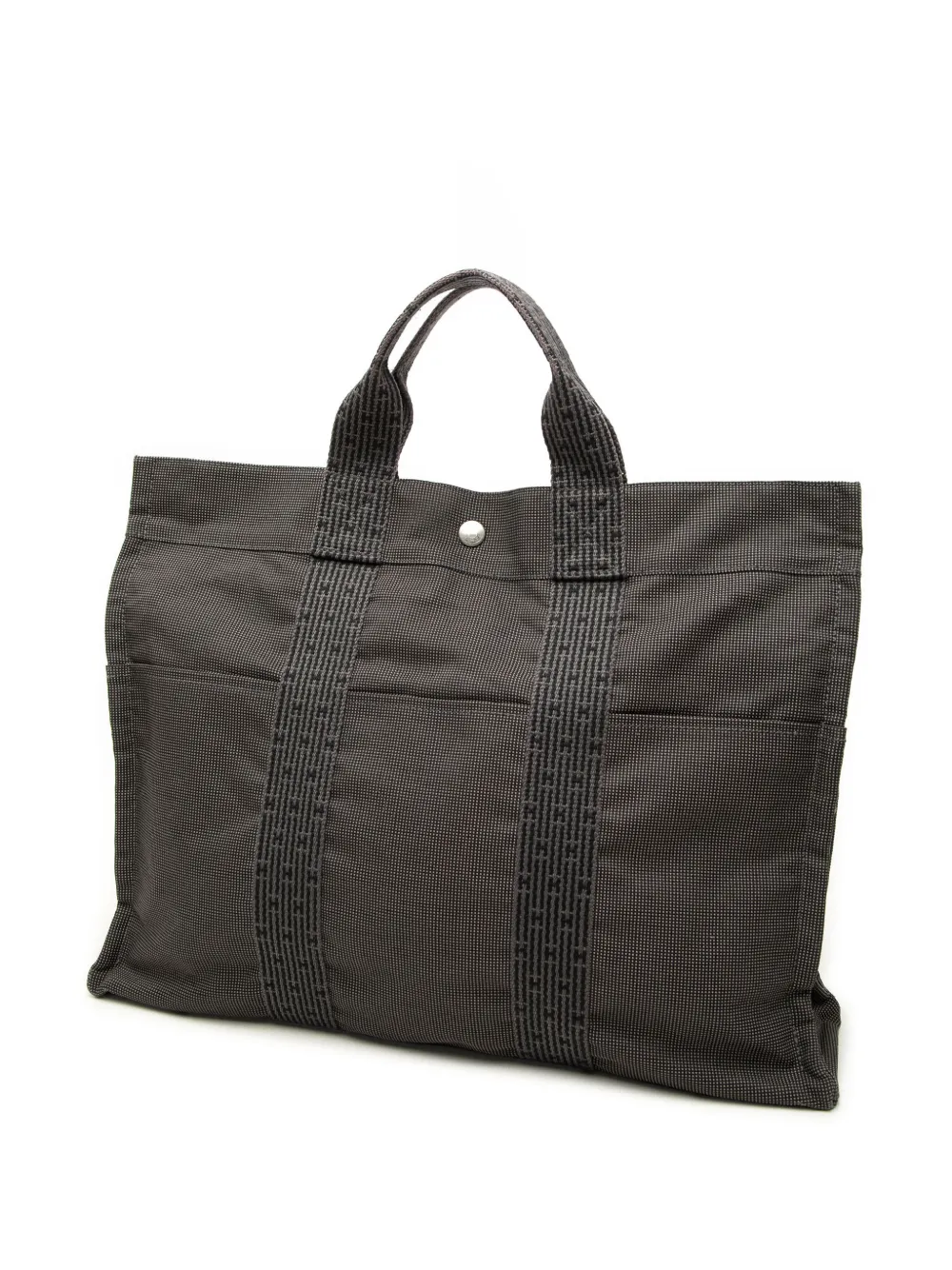 Hermès Pre-Owned 1990-2010 Cabas Herline MM canvas shopper Grijs
