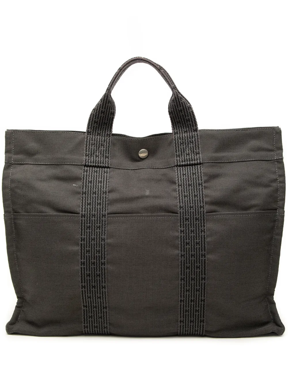 Hermès Pre-Owned 1990-2010 Canvas Herline MM tote bag - Grigio