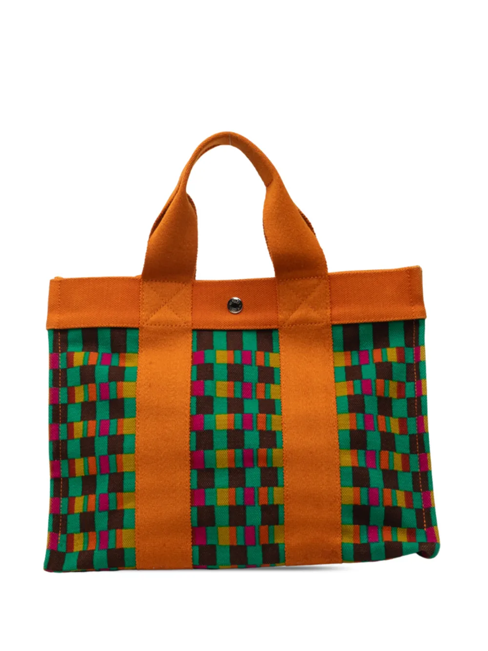 Hermès Pre-Owned 2000-2010 Multicolor Printed Canvas Fourre Tout MM tote bag - Multicolore