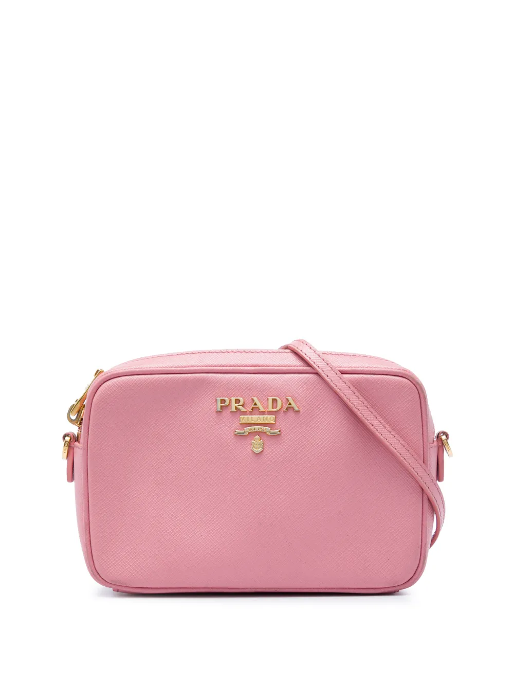 Prada Pre-Owned 2010-2026 Mini Saffiano Lux Camera Bag crossbody bag - Rosa