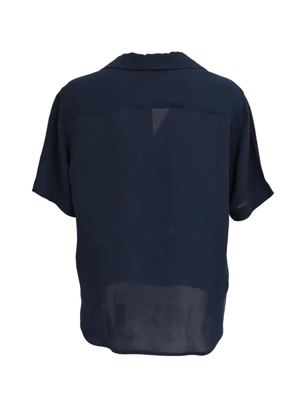 Pre-owned Mansur Gavriel Button-down Blouse In Blue
