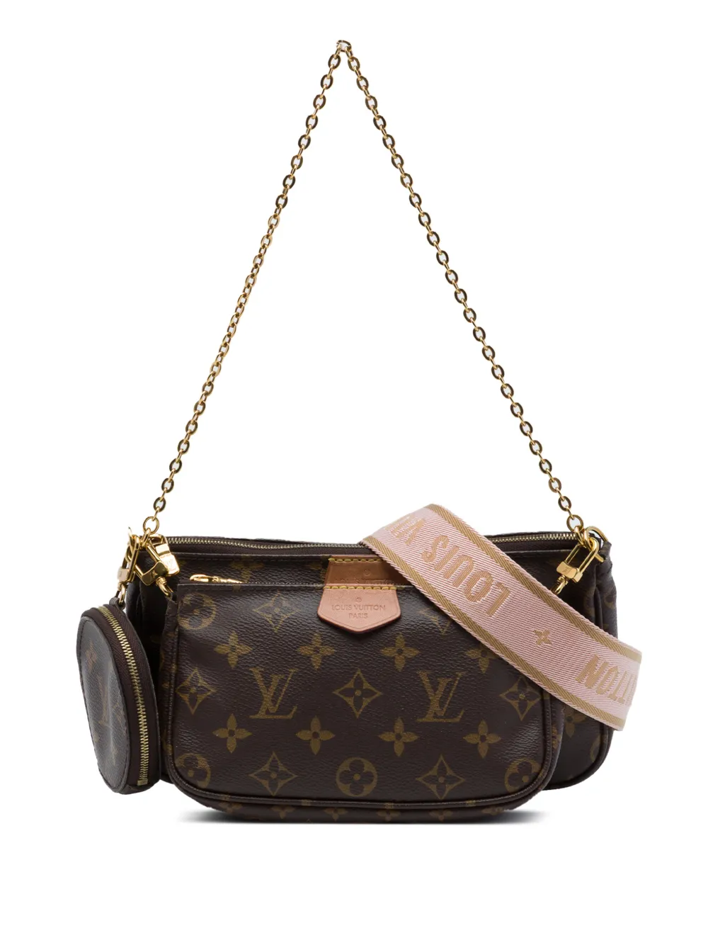 Louis Vuitton Pre-Owned 2020 Monogram Multi Pochette Accessoires satchel - Marrone
