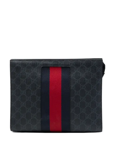 Gucci Pre-Owned 2000-2015 GG Supreme Web clutch bag