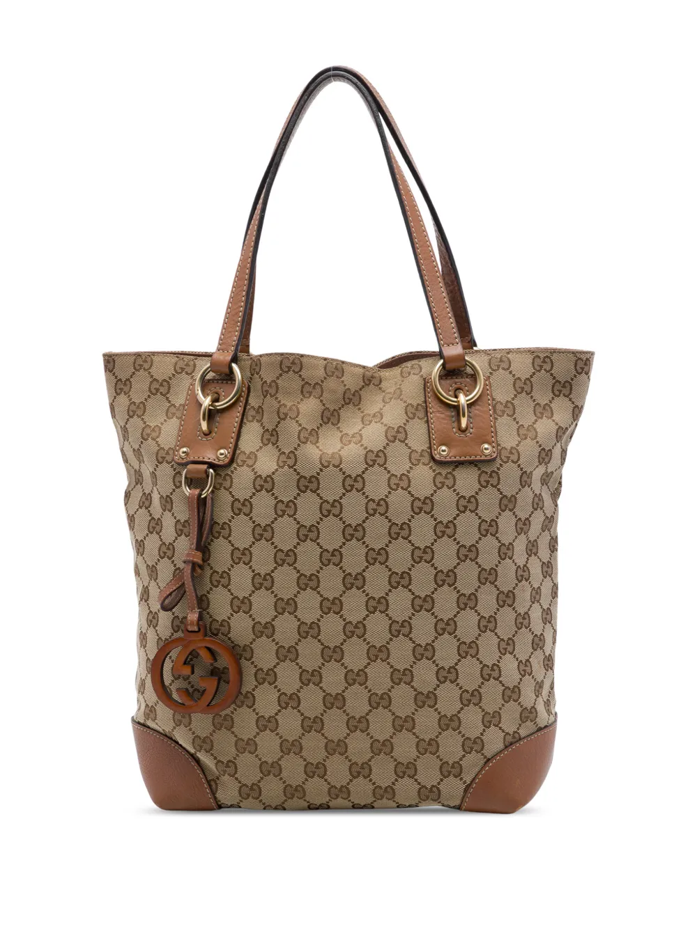 Gucci Pre-Owned 2016-2026 GG Canvas GG Charm tote bag - Toni neutri