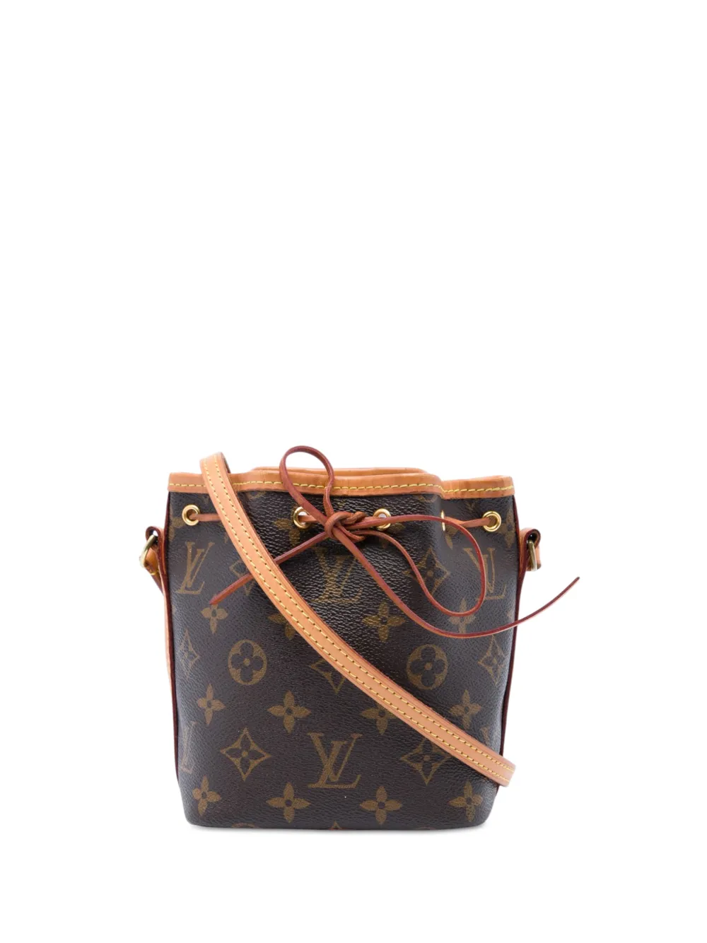 Louis Vuitton Pre-Owned 2018 Monogram Nano Noe bucket bag - Brown