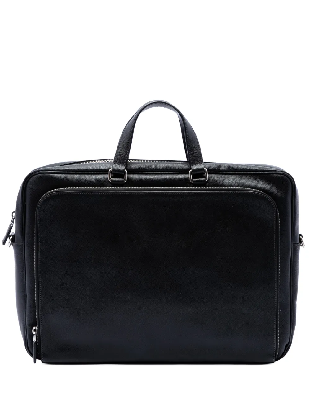 Prada Pre-Owned 2013-2026 Saffiano business bag - Nero