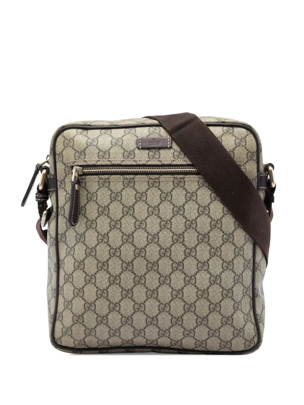 Gucci Pre-Owned 2016-2026 GG Supreme crossbody bag - Toni neutri