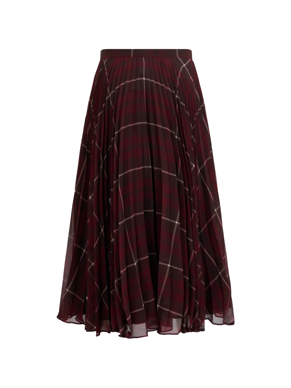Max Mara Geruite plooirok Rood