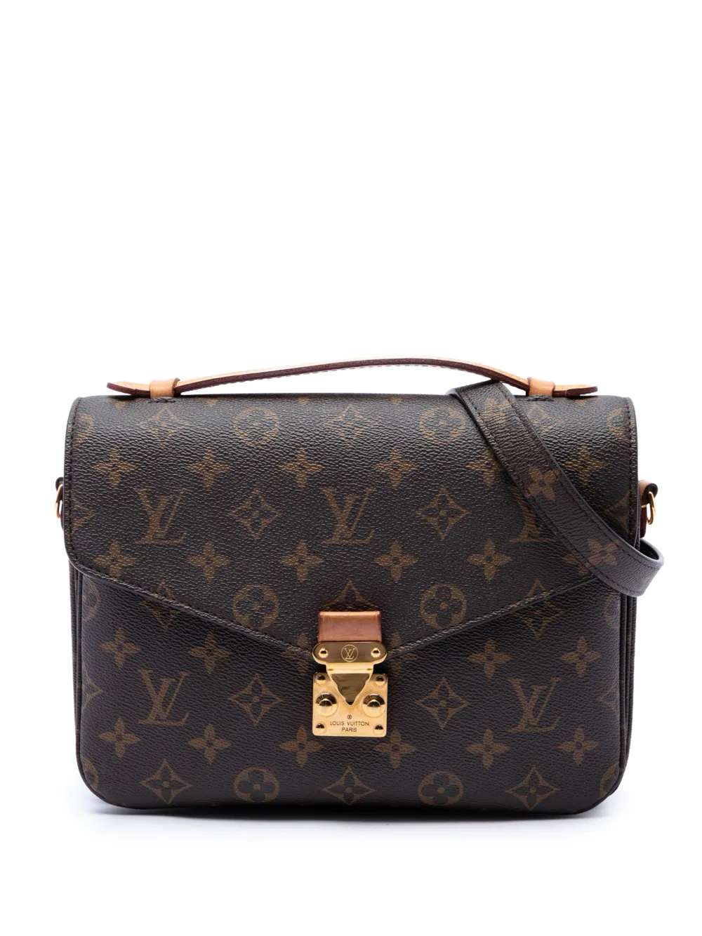 Louis Vuitton Pre-Owned 2021 Monogram Pochette Metis satchel - Marrone