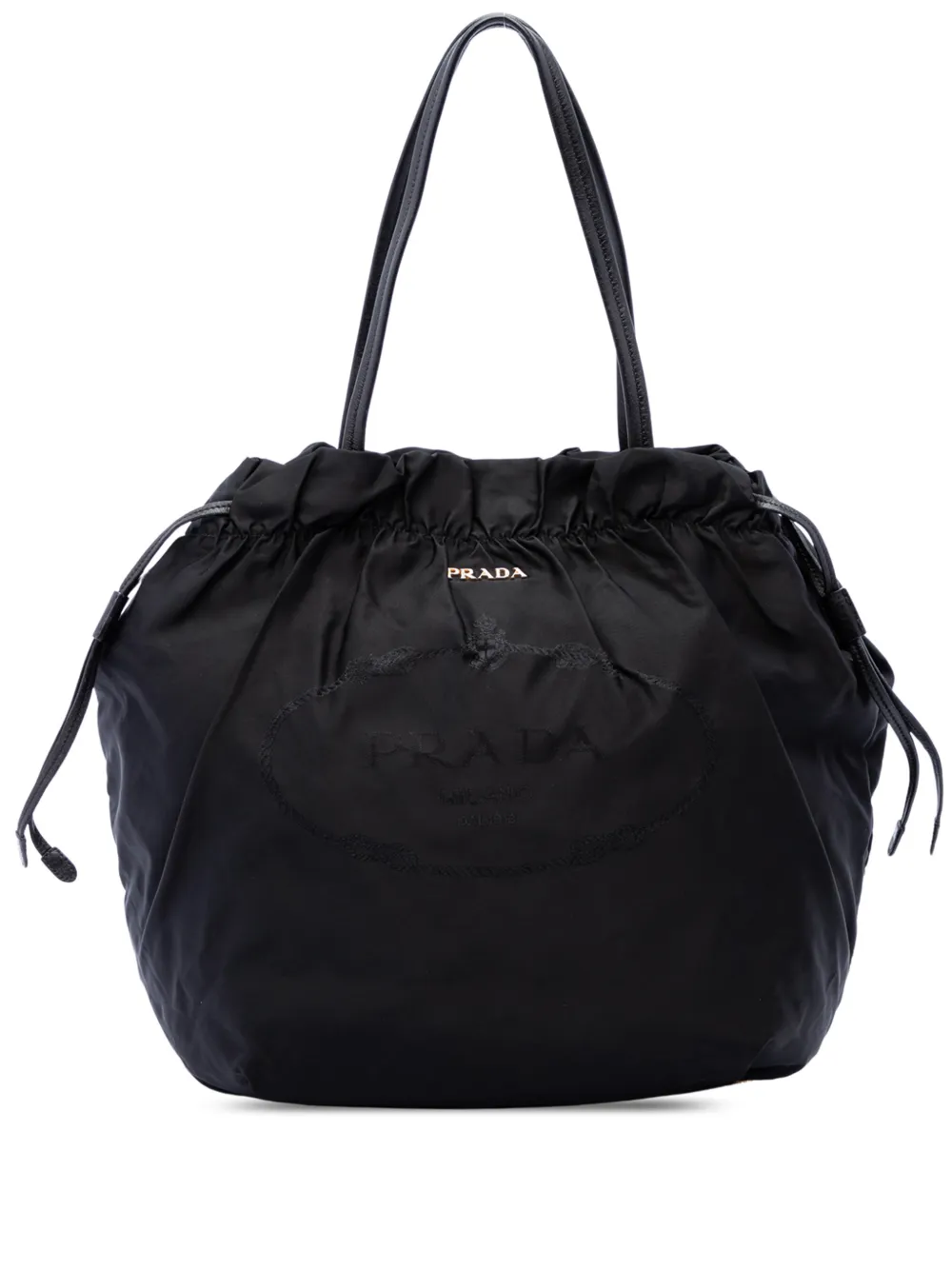 Prada Pre-Owned 2010-2026 Tessuto Canapa Logo tote bag - Nero