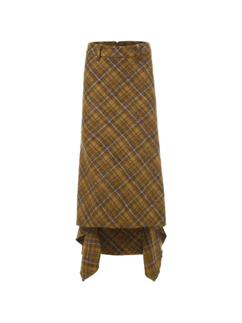 Monse asymmetric tweed skirt