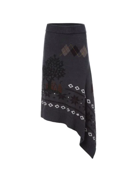 Monse falda midi Fair Isle
