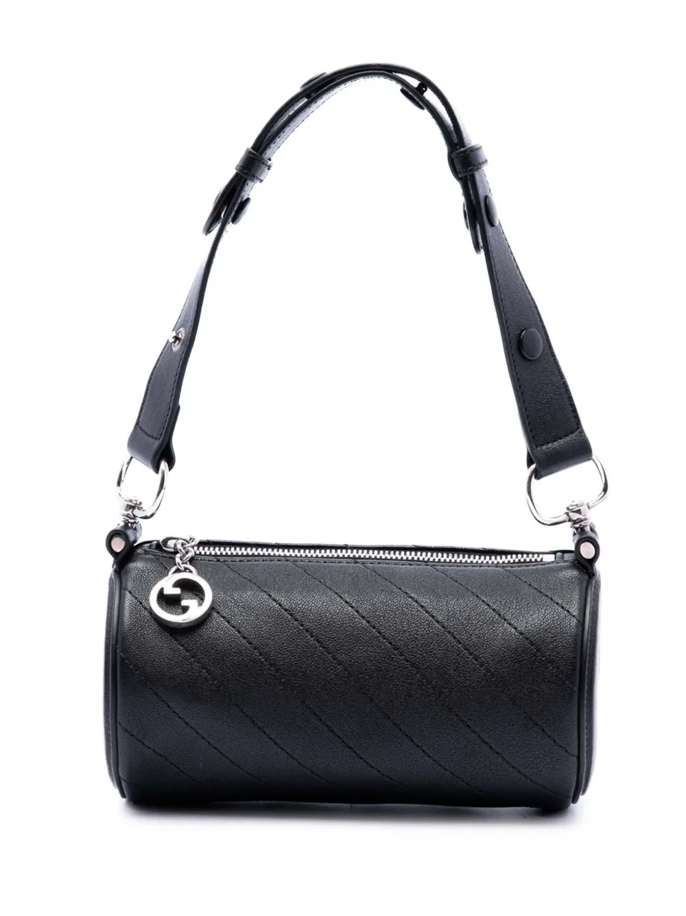 Gucci Pre-Owned 2016-2026 Mini Leather Blondie Barrel shoulder bag - Nero