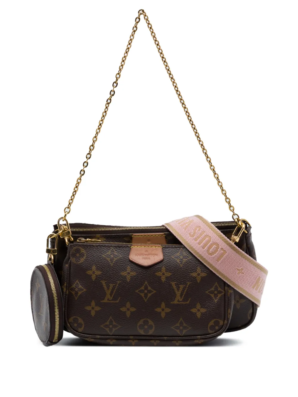 Louis Vuitton Pre-Owned 2018 Monogram Multi Pochette Accessoires satchel - Marrone
