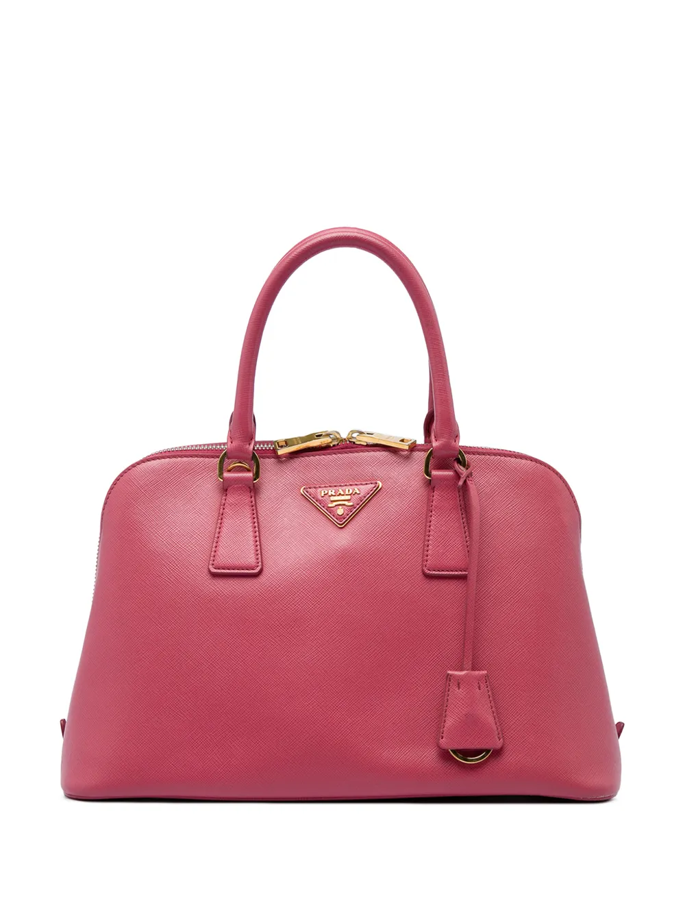 Prada Pre-Owned 2010-2016 Medium Saffiano Lux Promenade satchel - Rosa
