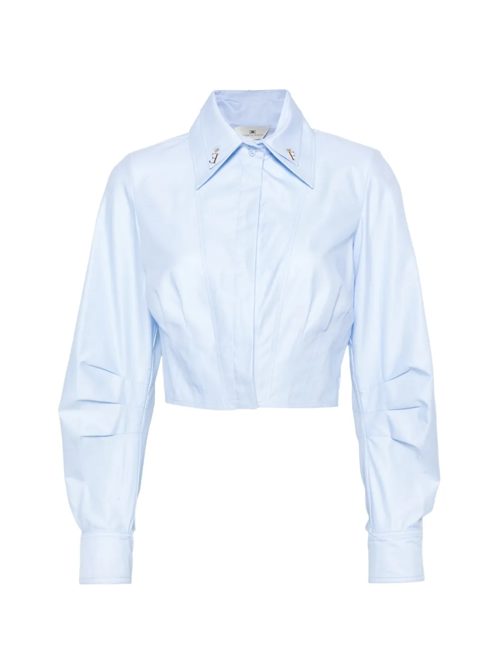 Elisabetta Franchi cropped long-sleeve shirt