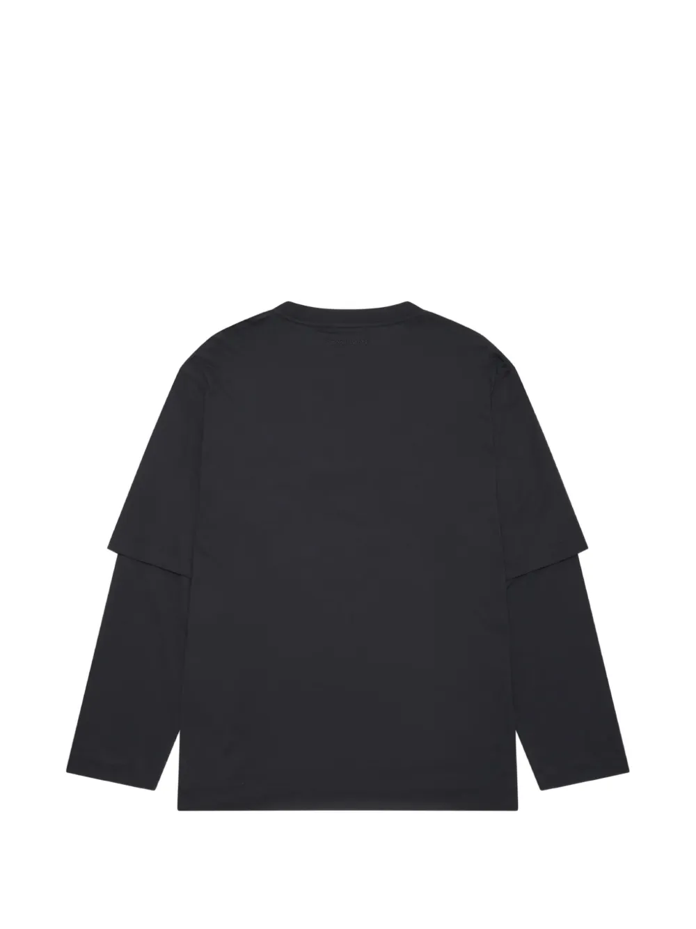Simone Rocha Gelaagd T-shirt met ruches afwerking Zwart